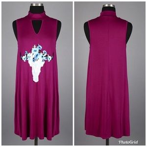 Cow Skull tunic dress